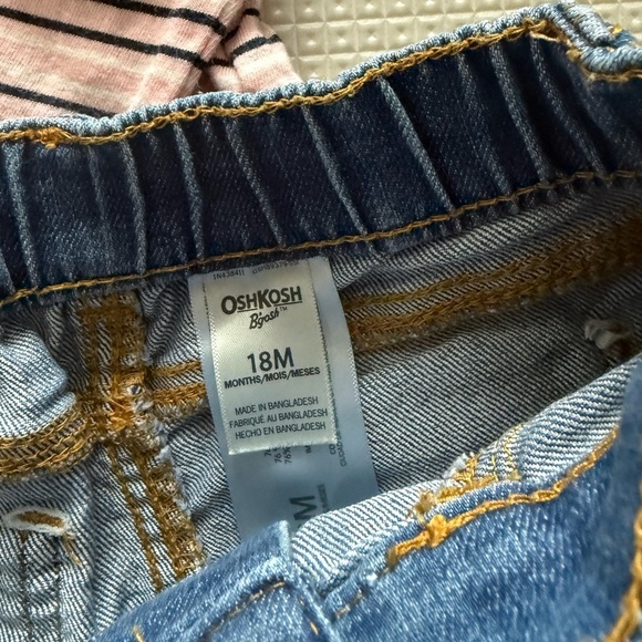 Gap|Baby girl cute outfit,jeans & stripe long sleeve tunic top•••Closet staples - Picture 6 of 6